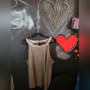 Torrid Sz 3 Glitter Halter Tanktop